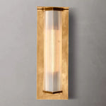 Dolenne Louvered Crystal Wall Sconce