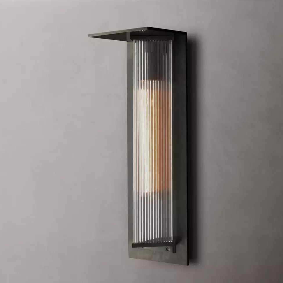 Dolenne Louvered Crystal Wall Sconce