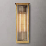 Dolenne Louvered Crystal Box Wall Sconce