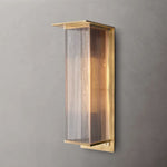 Dolenne Louvered Crystal Box Wall Sconce