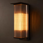 Dolenne Louvered Crystal Box Wall Sconce