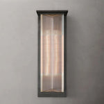 Dolenne Louvered Crystal Box Wall Sconce