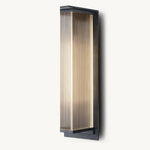 Dolenne Louvered Crystal Box Wall Sconce