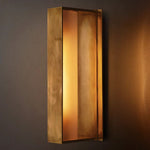 Dolenne Louvered Crystal Linear Wall Sconce