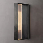 Dolenne Louvered Crystal Linear Wall Sconce