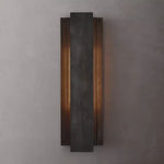 Dolenne Louvered Crystal Linear Wall Sconce