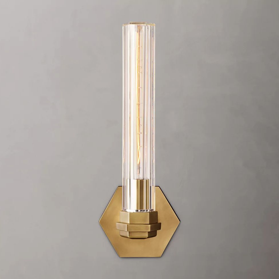 Demeris Precision Crystal Wall Sconce