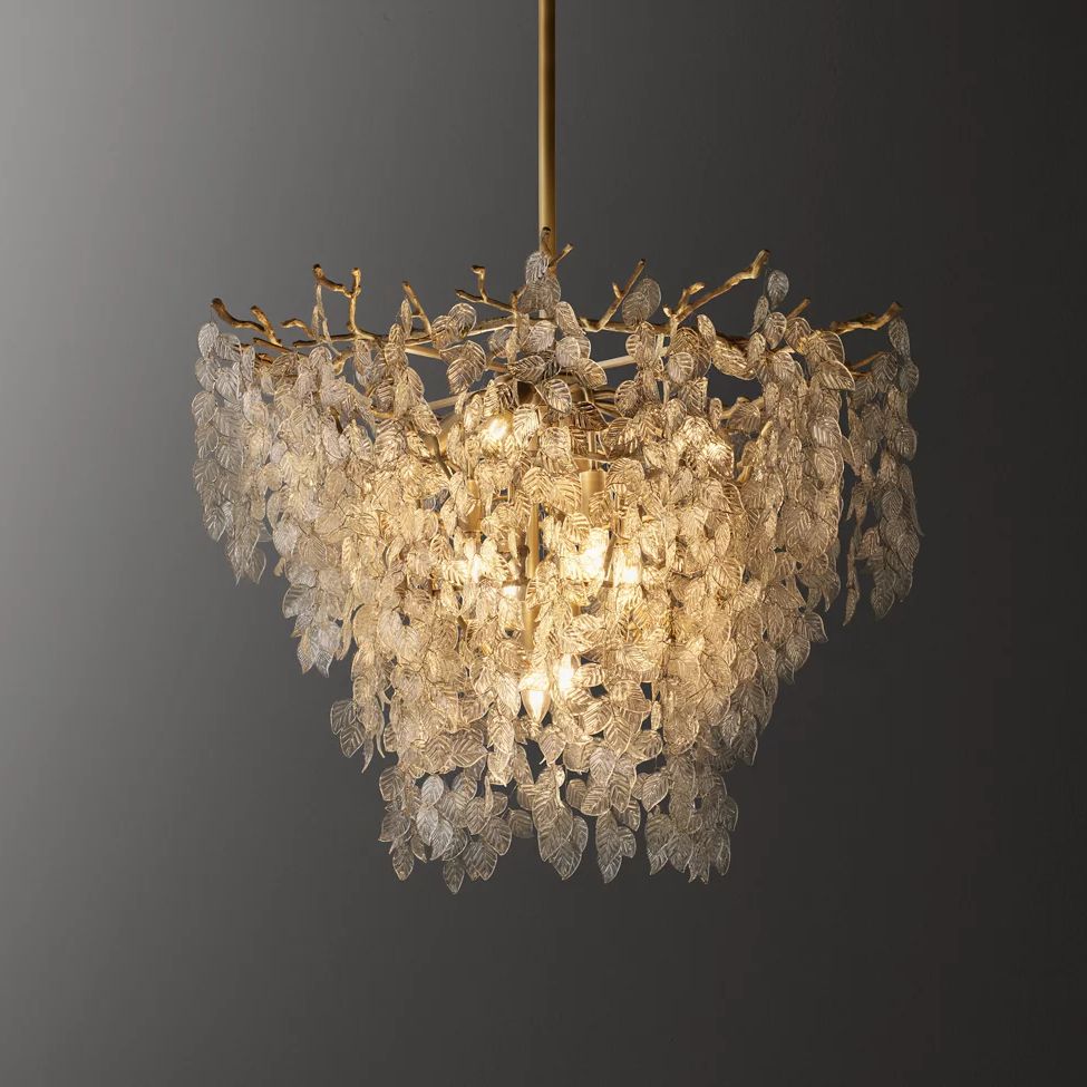 Arlissea Branching Glass Round Chandelier