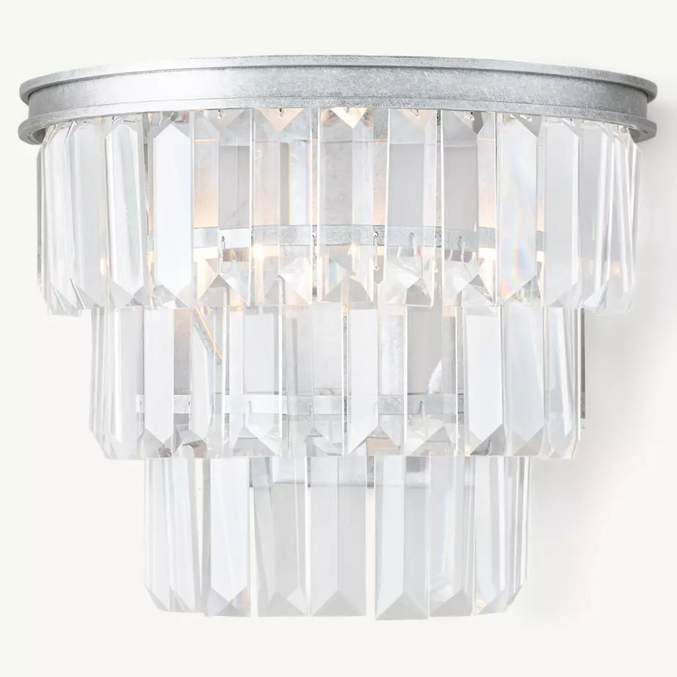 Almerex Structured Crystal Wall Sconce