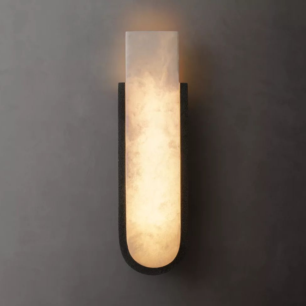 Givaro Alabaster Glow Wall Sconce