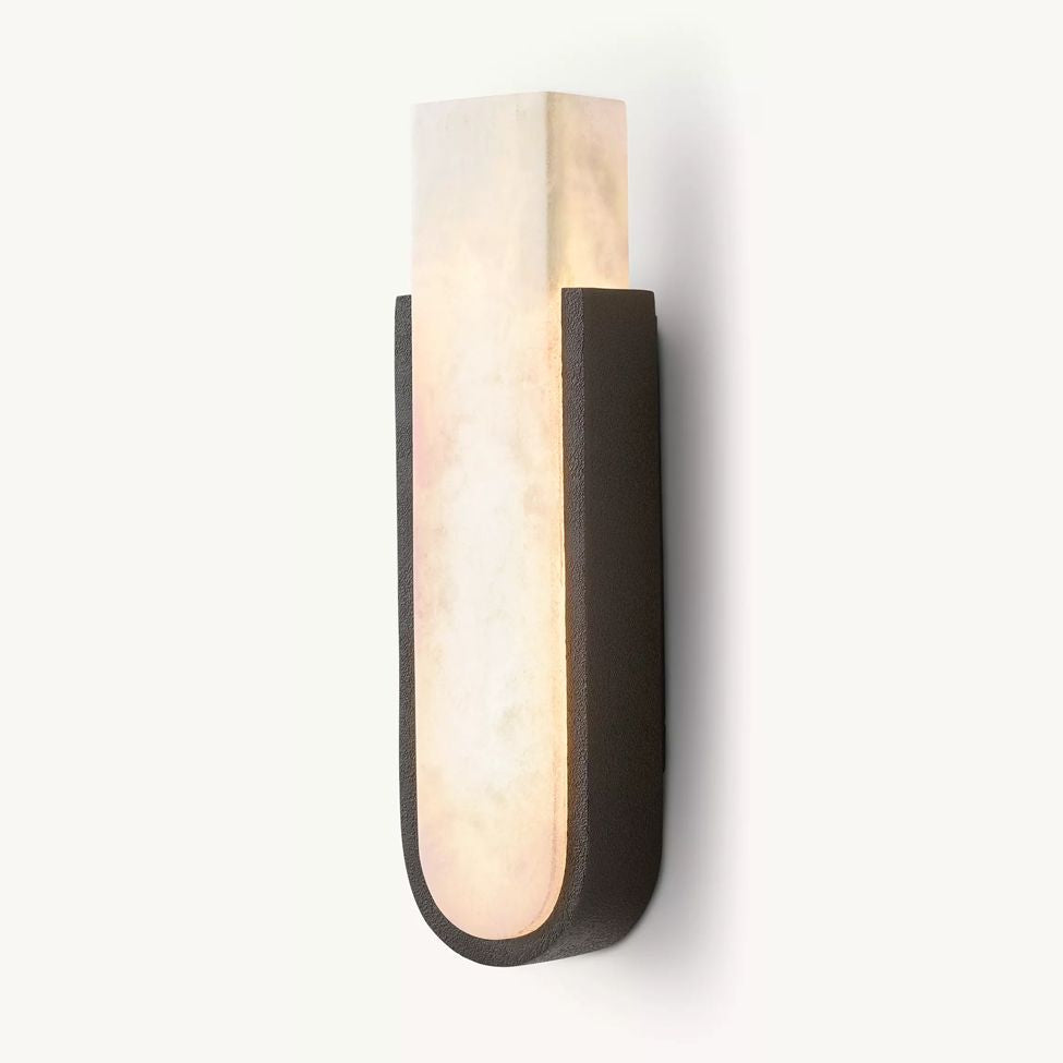 Givaro Alabaster Glow Wall Sconce