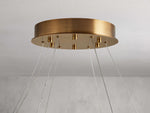 Halima Alabaster Gleam Halo Chandelier