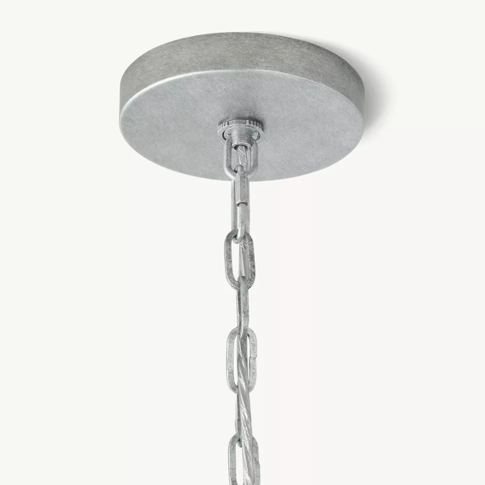 Almerex Structured Crystal Round Chandelier 28"