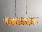 Neve Cascade Glass Linear Chandelier