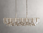 Neve Cascade Glass Linear Chandelier