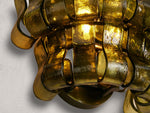 Ghiaccio Textured Glass Wall Sconce