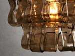 Ghiaccio Textured Glass Pendant Light
