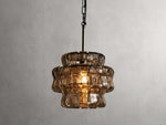 Ghiaccio Textured Glass Pendant Light