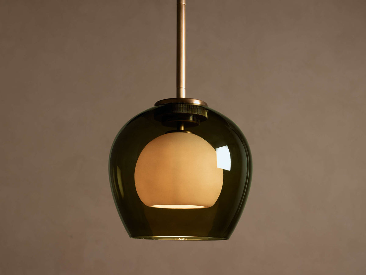 Romy Porcelain Glow Pendant Light