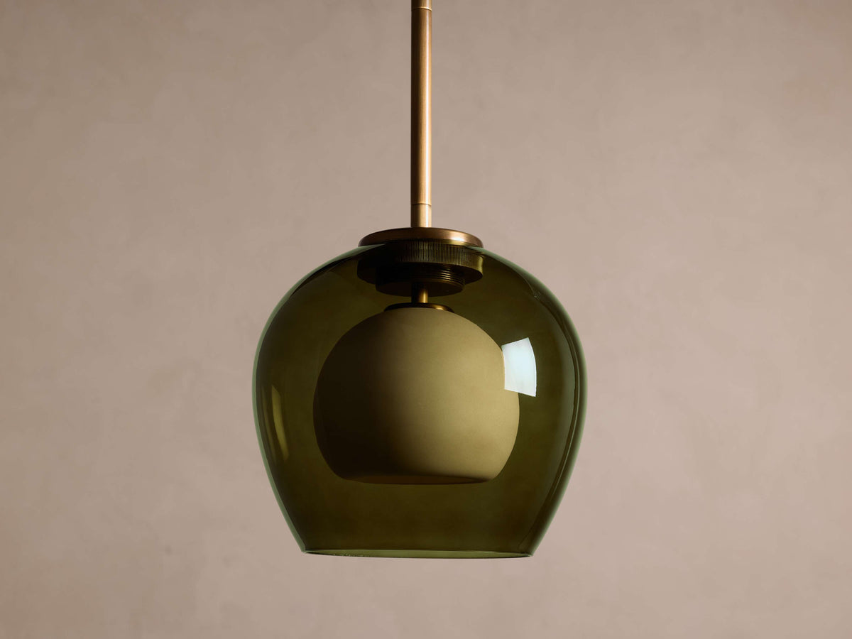 Romy Porcelain Glow Pendant Light