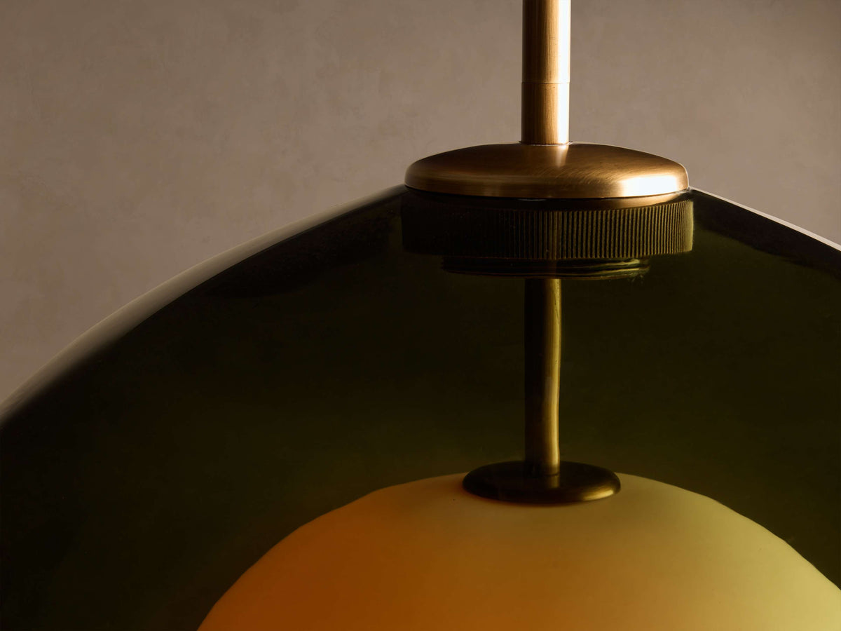 Romy Porcelain Glow Pendant Light