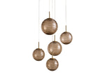 Casen Artisanal Glass Round Chandelier