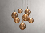 Casen Artisanal Glass Round Chandelier