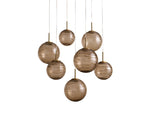 Casen Artisanal Glass Round Chandelier