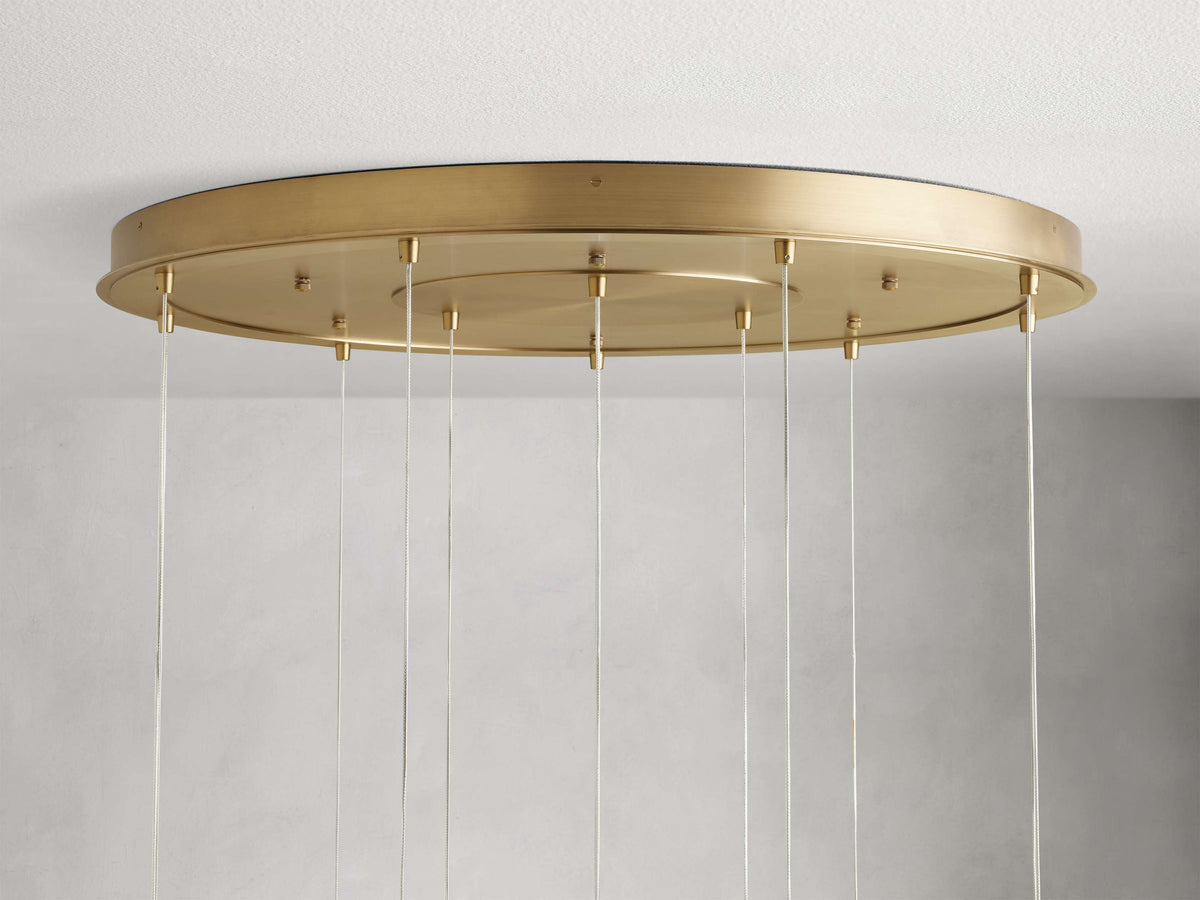 Casen Artisanal Glass Round Chandelier