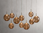 Casen Artisanal Glass Linear Chandelier