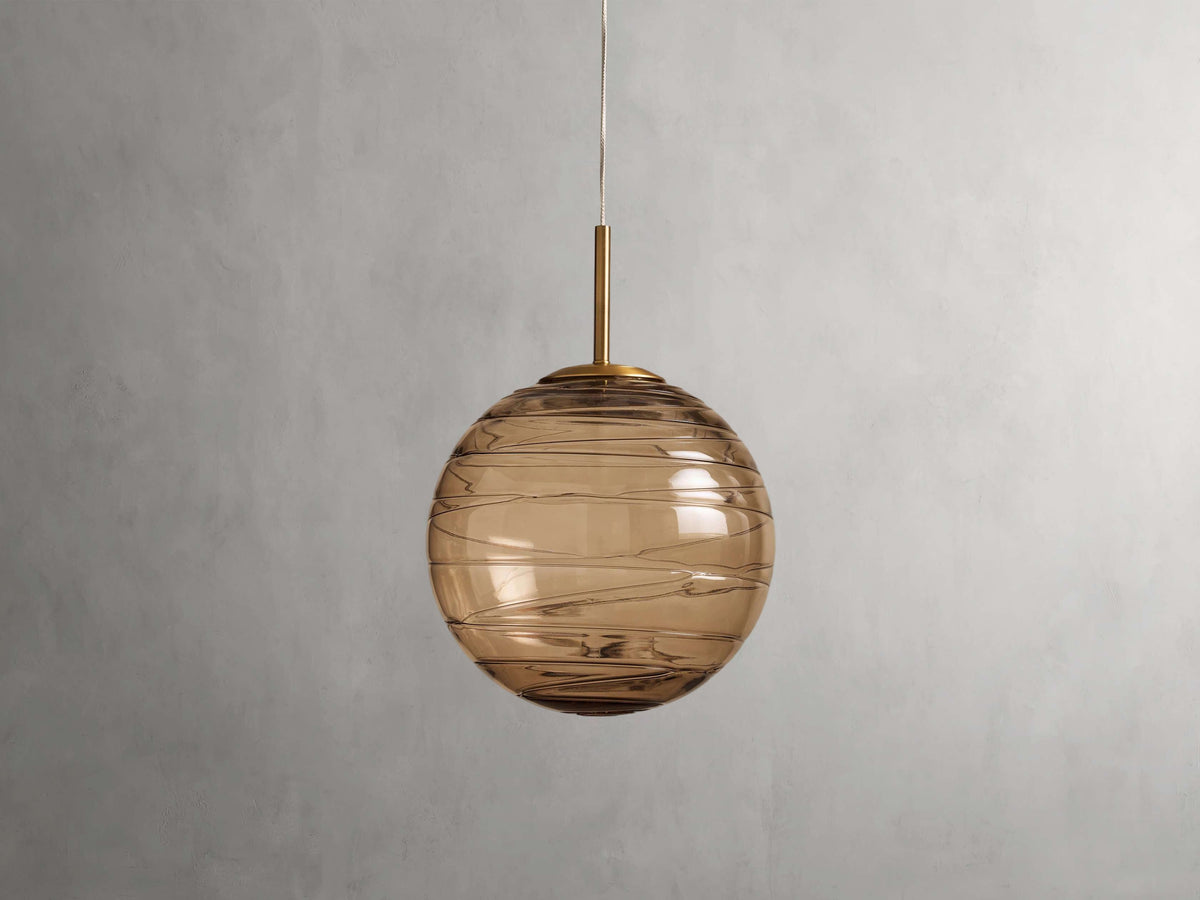 Casen Artisanal Glass Pendant Light