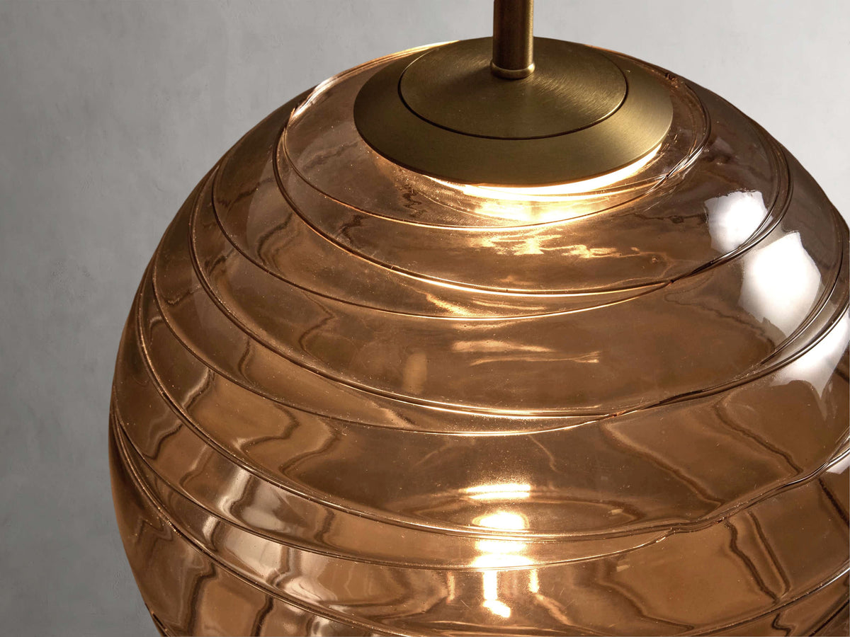 Casen Artisanal Glass Pendant Light