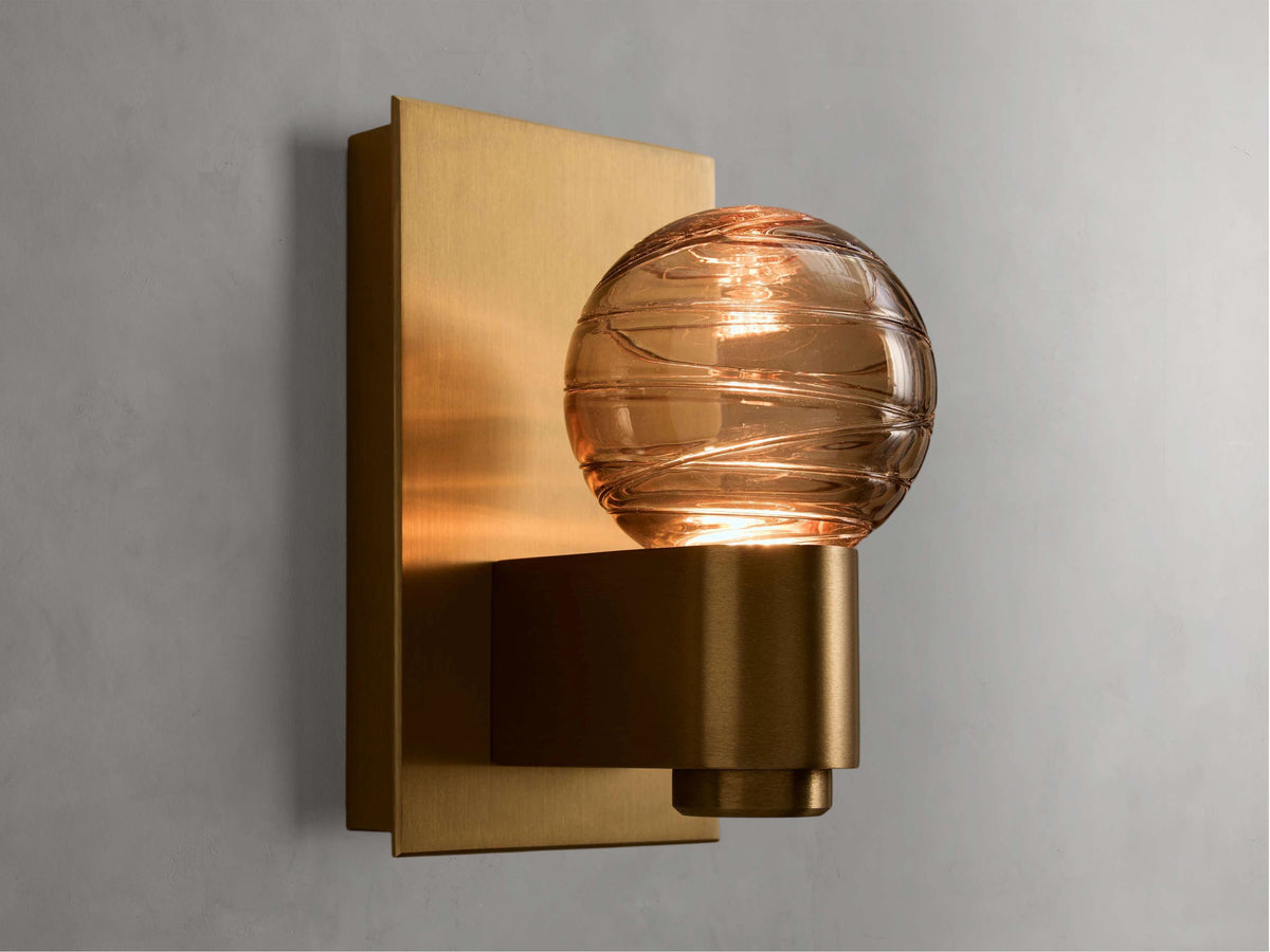 Casen Artisanal Glass Wall Sconce