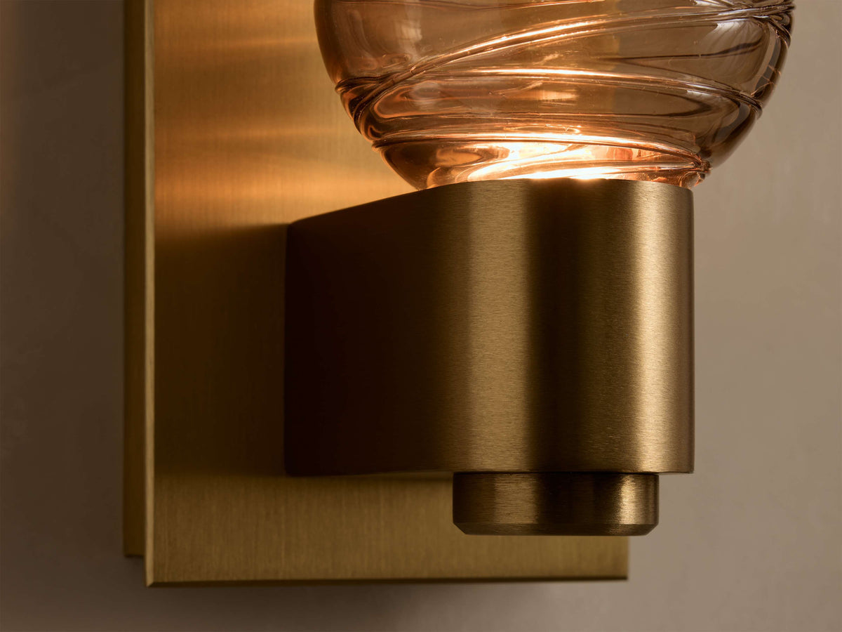 Casen Artisanal Glass Wall Sconce