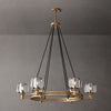 Demaret Sculpted Crystal Round Chandelier 36"