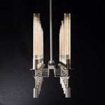 Fontanelle Vintage Glow Linear Chandelier 54"