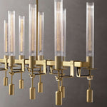 Fontanelle Vintage Glow Linear Chandelier 66"
