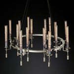 Fontanelle Vintage Glow Round Chandelier 46"