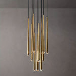 Aquitaine Faceted Cluster Round Chandelier 18"