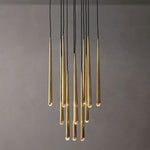 Aquitaine Faceted Cluster Round Chandelier 24"