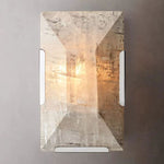 Harlow Faceted Calcite Wall Sconce