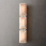 Harlow Faceted Calcite Triple Wall Sconce