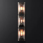 Harlow Faceted Crystal Triple Wall Sconce