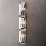 Harlow Faceted Crystal Triple Wall Sconce