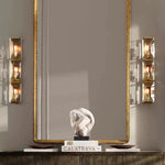 Harlow Faceted Crystal Triple Wall Sconce