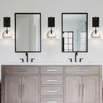 Hemisphere Delicate Crystal Wall Sconce