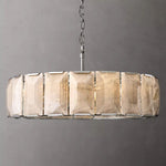 Harlow Faceted Calcite Round Chandelier 43"