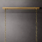 Harlow Faceted Calcite Rectangle Chandelier 62"