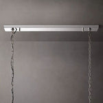 Harlow Faceted Calcite Rectangle Chandelier 54"