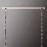 Harlow Faceted Crystal Rectangle Chandelier 54"